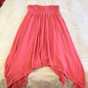 Torrid peach tube dress. Size 1.